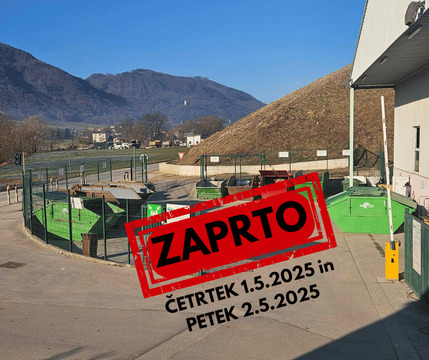 ZAPRTO maj