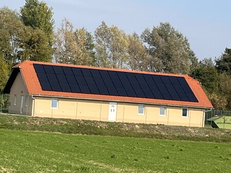 Sončna elektrarna na čistilni napravi v Tepanju
